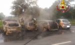 Settimo, altre 3 auto bruciate in via Don Minzoni FOTO E VIDEO