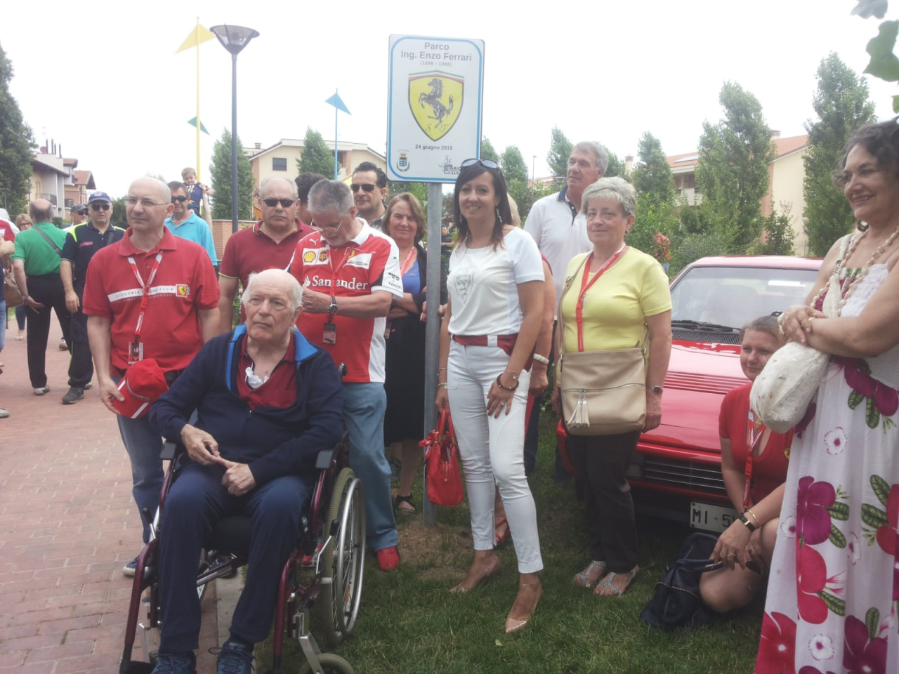 Il Parco di Malpaga intitolato a Enzo Ferrari VIDEO