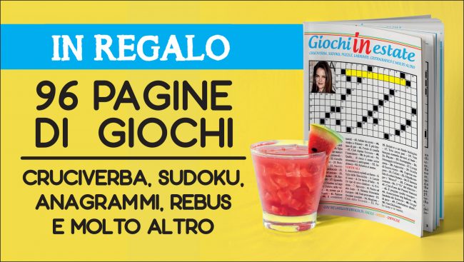 Le edizioni di Settegiorni e La Settimana di Saronno regalano GIOCHI IN ESTATE