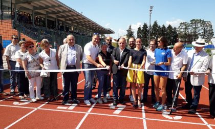 Inaugurata la pista di atletica dello stadio di Saronno