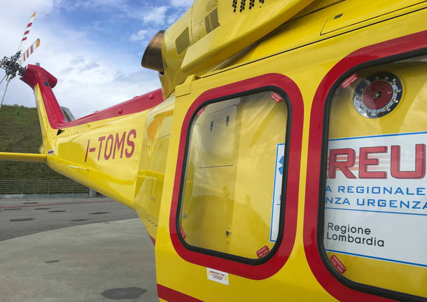 Nove bambini sull'elicottero del soccorso Areu - Prima Milano Ovest