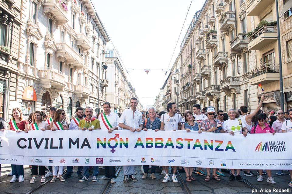 Pride, sindaci del territorio in prima linea VIDEO