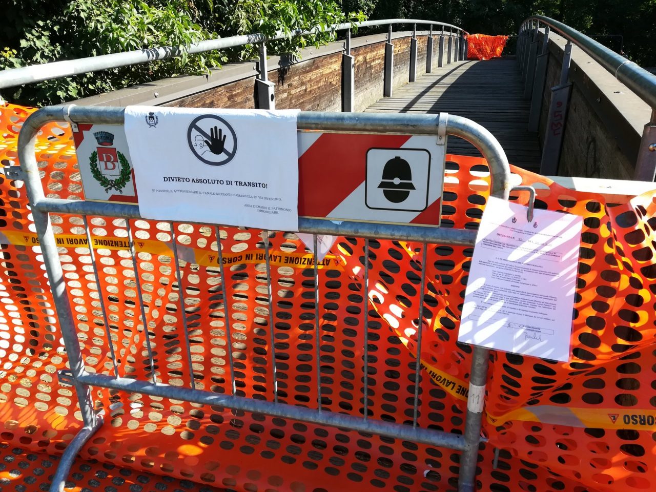 Ponte sul Villoresi a Busto Garolfo chiuso: attesa per l’esito delle verifiche