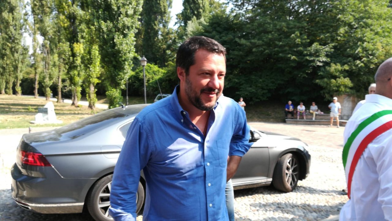 Salvini a Nerviano per la fiera di San Fermo FOTO e VIDEO