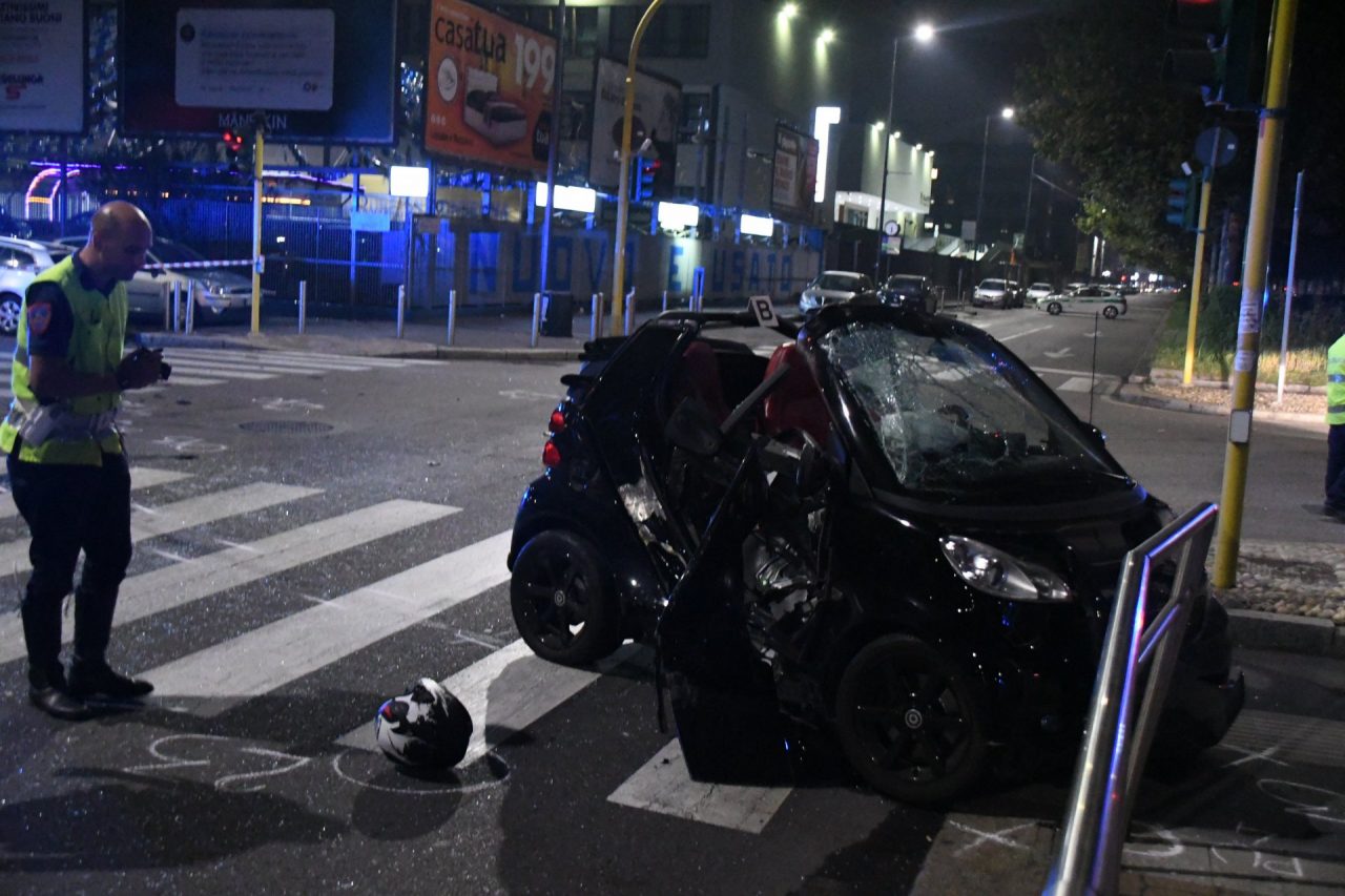 incidente nel milanese