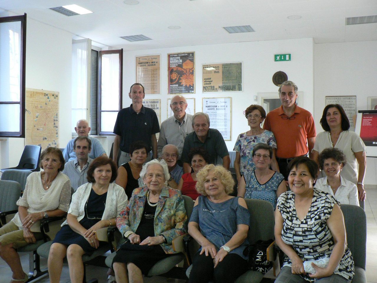 I volontari del Museo festeggiano i 100 anni di Carla Musazzi