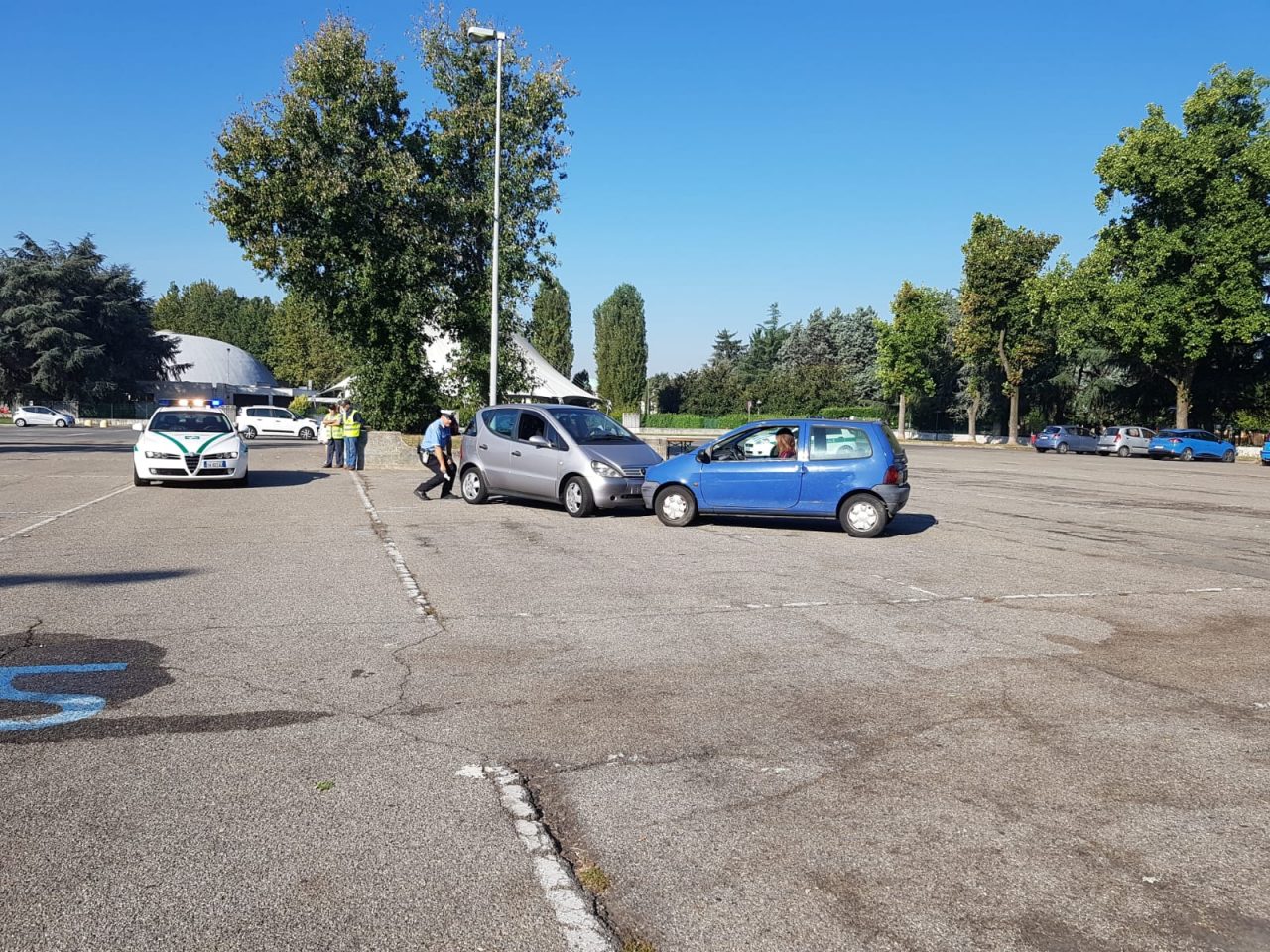 C’è un incidente, arrivano i soccorsi… ma è una simulazione!