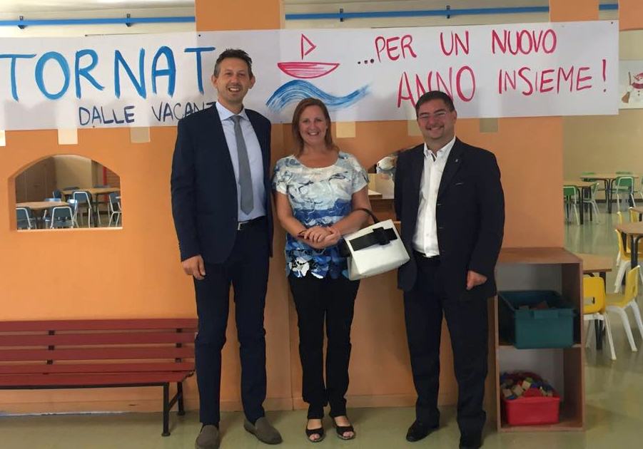 Primo giorno di scuola col sindaco al Giacobbe