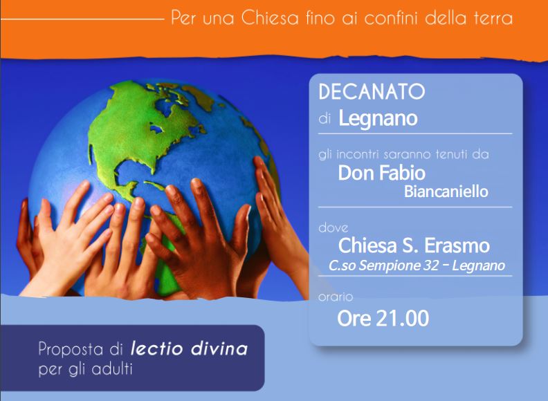 Lectio divina, l’11 ottobre riprendono gli incontri
