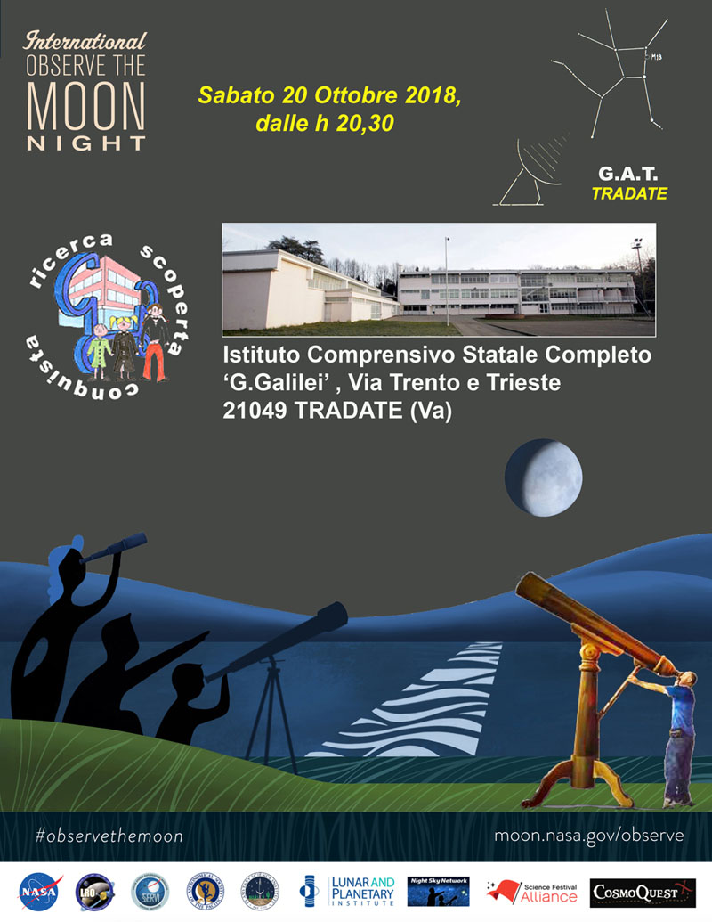Il Gat alla scuola Galilei di Tradate per la notte della Luna