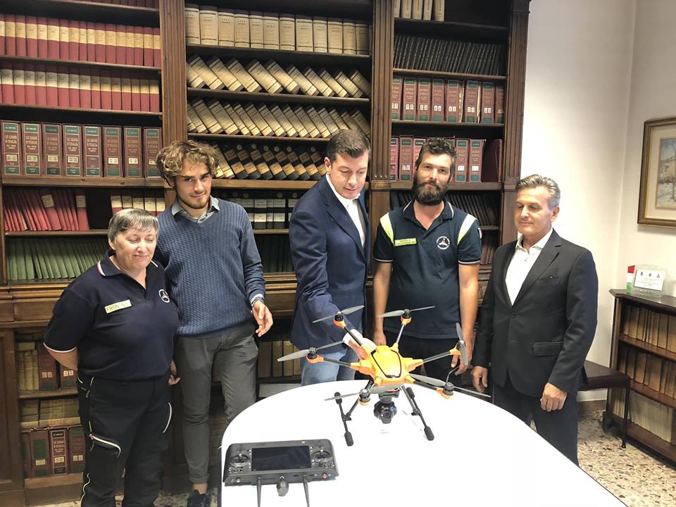 Un drone per la Prociv. Servirà anche contro gli spacciatori
