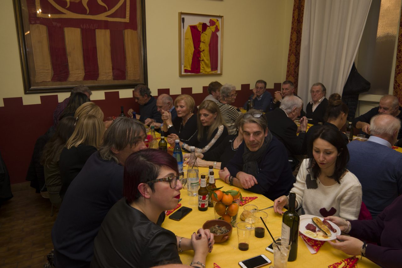 cena con il fantino Giovanni Atzeni