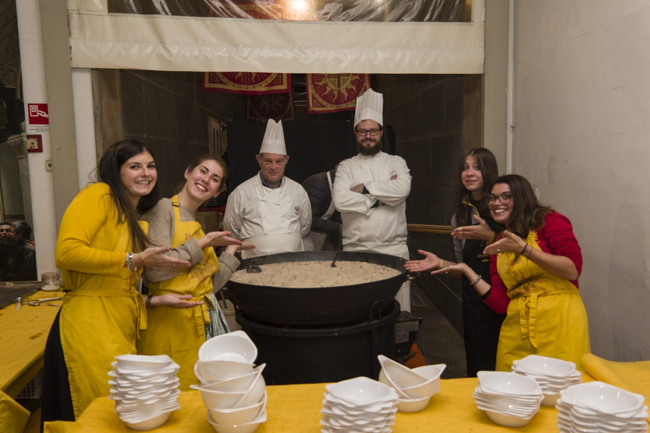 cena con il fantino Giovanni Atzeni