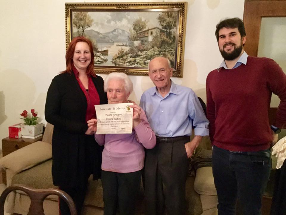 Settant’anni d’amore festeggiati… col sindaco