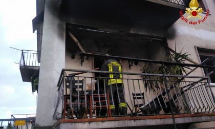 Incendio in abitazione a Castelseprio, grave un anziano