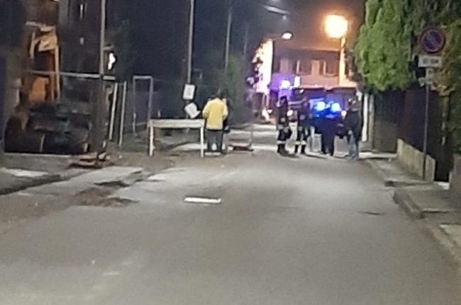 Fuga di gas causata da un vecchio tubo