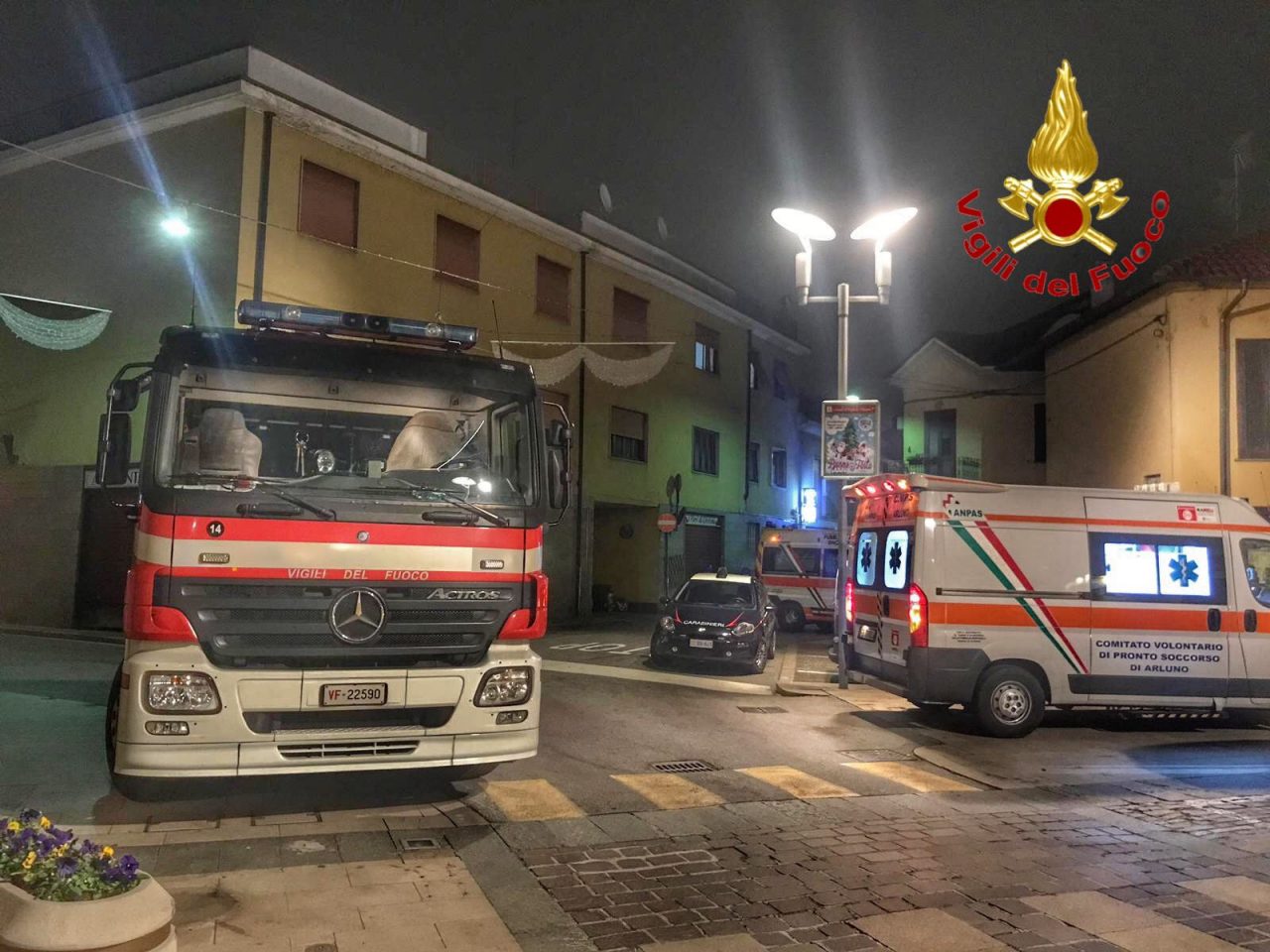 Monossido di carbonio: sette intossicati a Pogliano