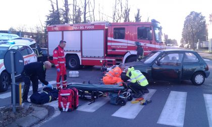 Incidente auto moto a Legnano, coinvolto un 65enne