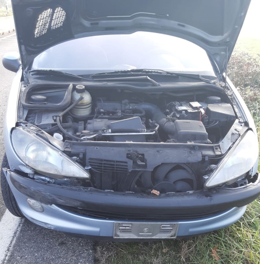 Ragazza si ribalta con la sua auto lungo la Sp12