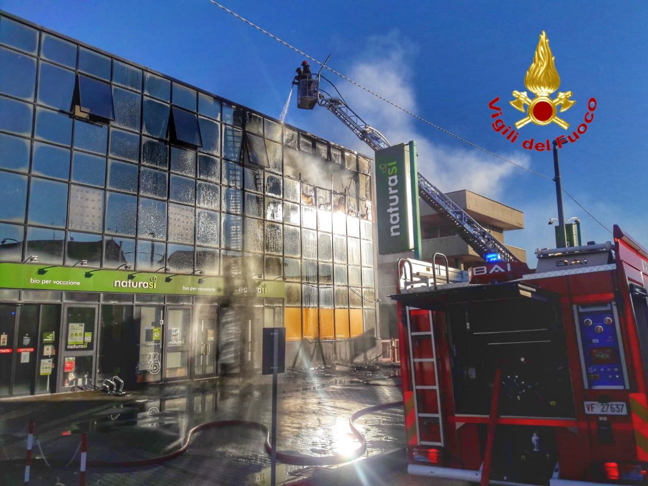 Incendio in un appartamento