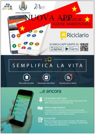 Nuova app sulla raccolta differenziata da gennaio per gli abbiatensi