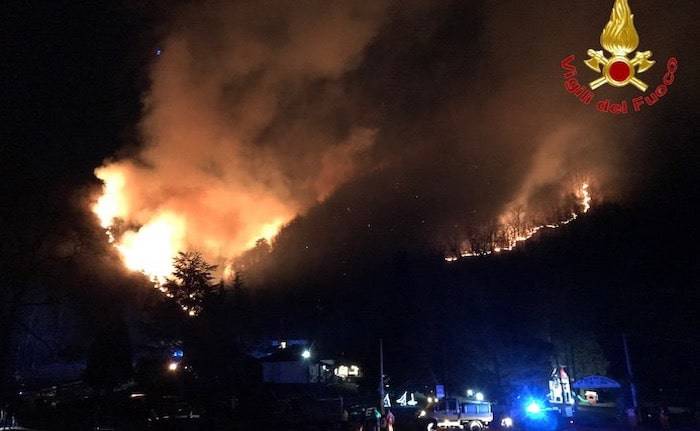 Incendio Monte Martica, Candiani: “Servono manutenzione e nuovi mezzi”