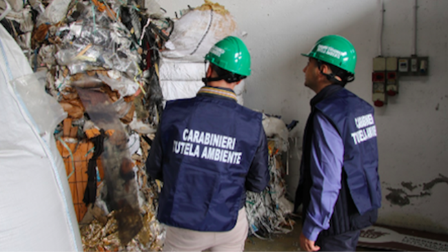 Sequestrate 2.450 tonnellate di rifiuti abusivi
