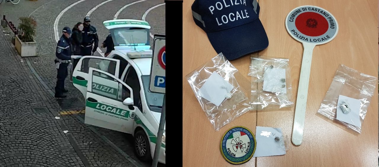 Compra droga a Castano, 25enne fermata: c’è il foglio di via