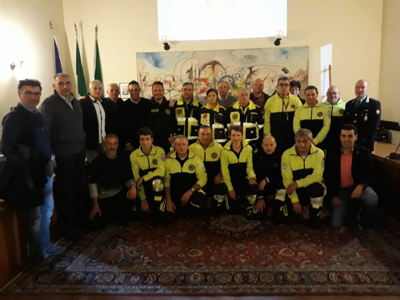 La Protezione Civile arriva a Robecchetto