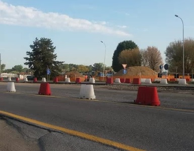 Partiti i lavori alla rotatoria di Villapia