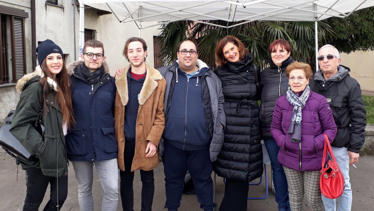 Fratelli d’Italia col candidato sindaco per le Foibe