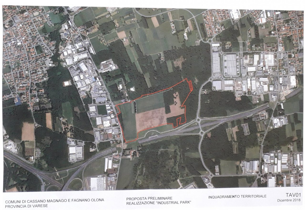 Arriva Industrial park da 300mila metri quadri
