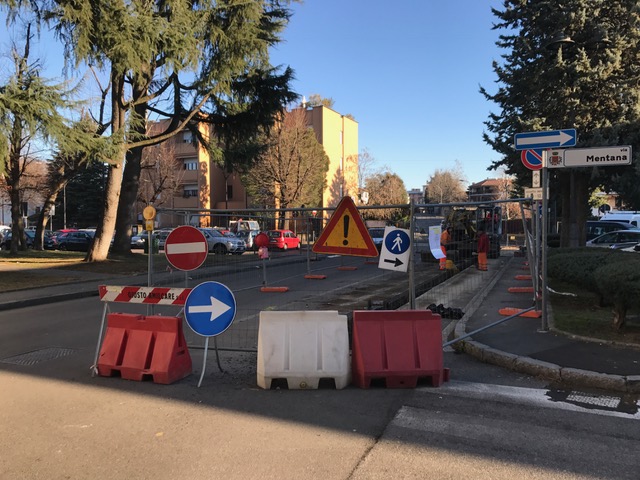 Cantieri aperti a San Vittore Olona, si posa la fibra