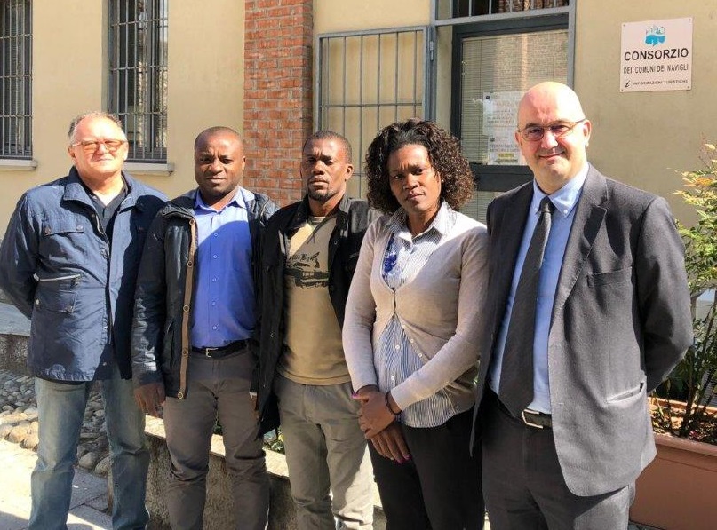 Albairate, delegazione da Sao Tomè per i rifiuti