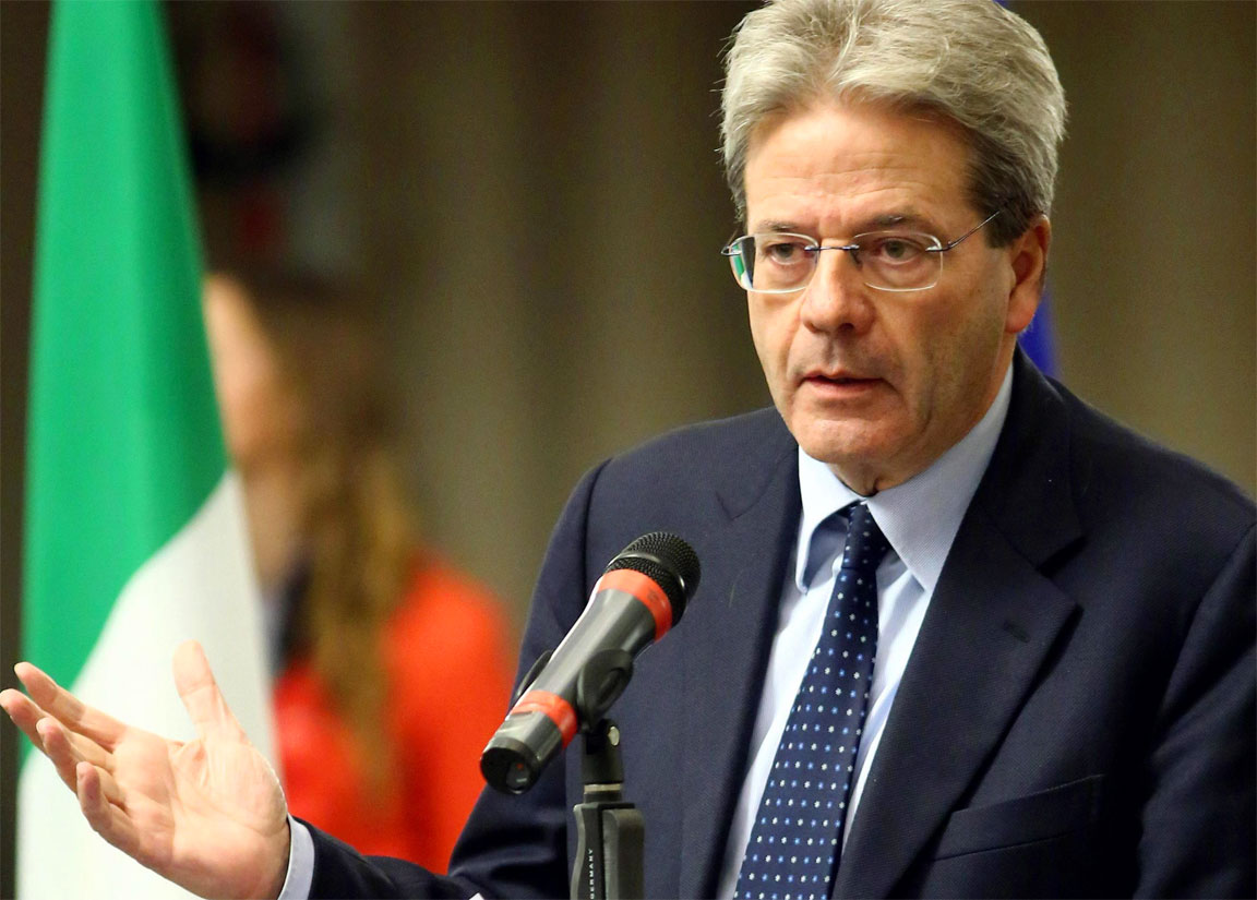 L’ex presidente del Consiglio Gentiloni a Castano