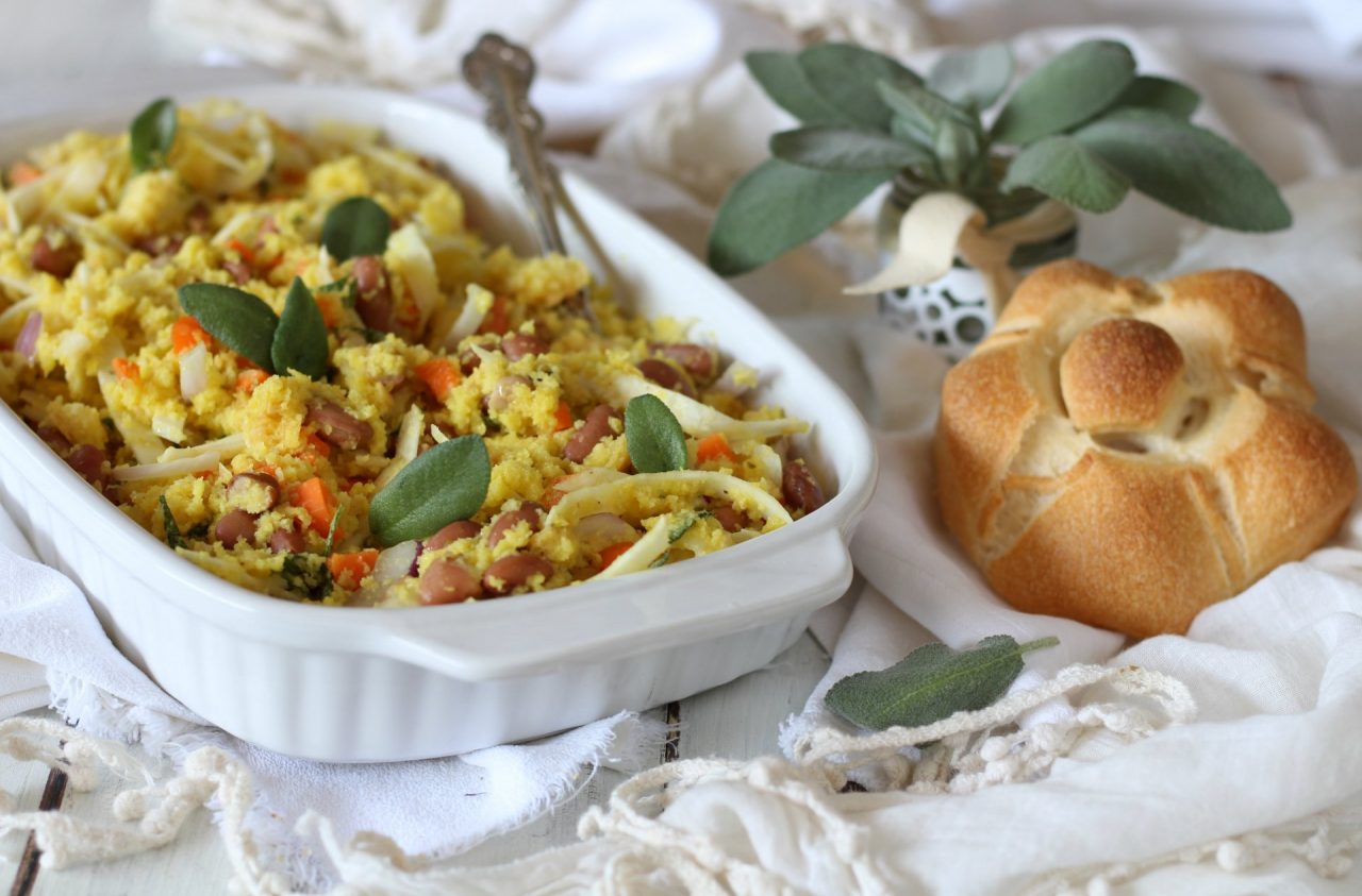 Panzanella alla milanese con borlotti allo zafferano SAPORI A COLORI