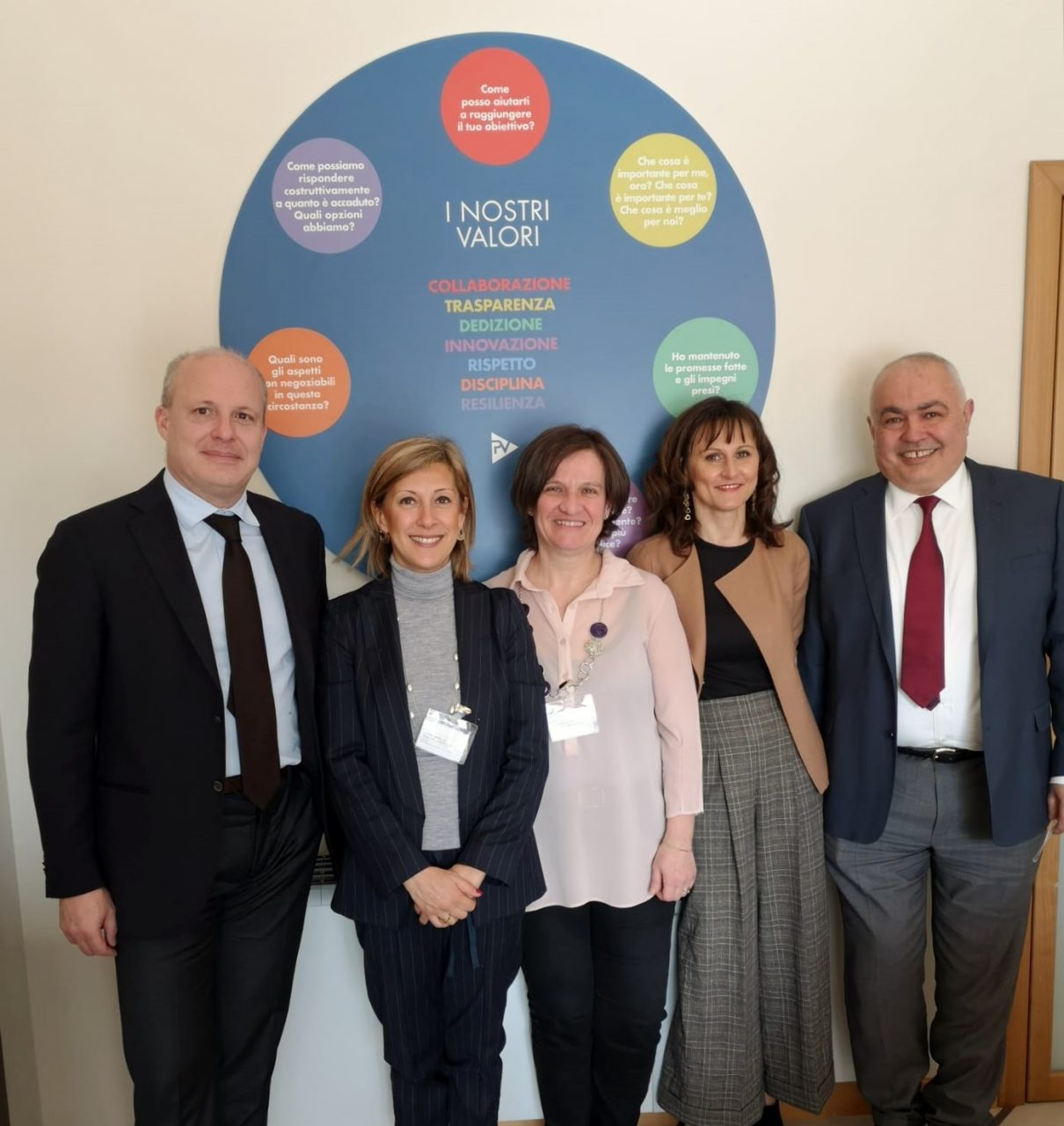 Sindaco e vicesindaco il visita alle Petrolvalves