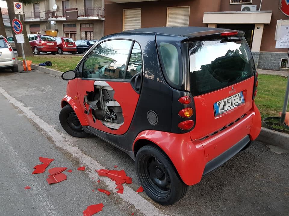 Auto vandalizzate a Gorla Minore