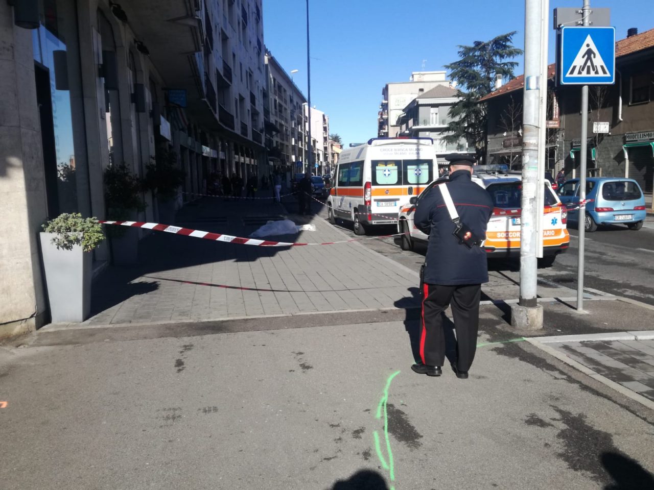 Dramma a Pero: anziano cade dal secondo piano e muore