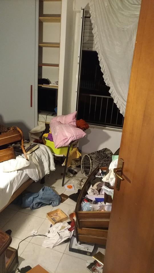 «Ci hanno rubato valori affettivi e le lenzuola della nonna»