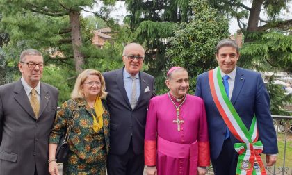 Perdono, c'erano anche i cavalieri dell'Unci alla festa con Delpini