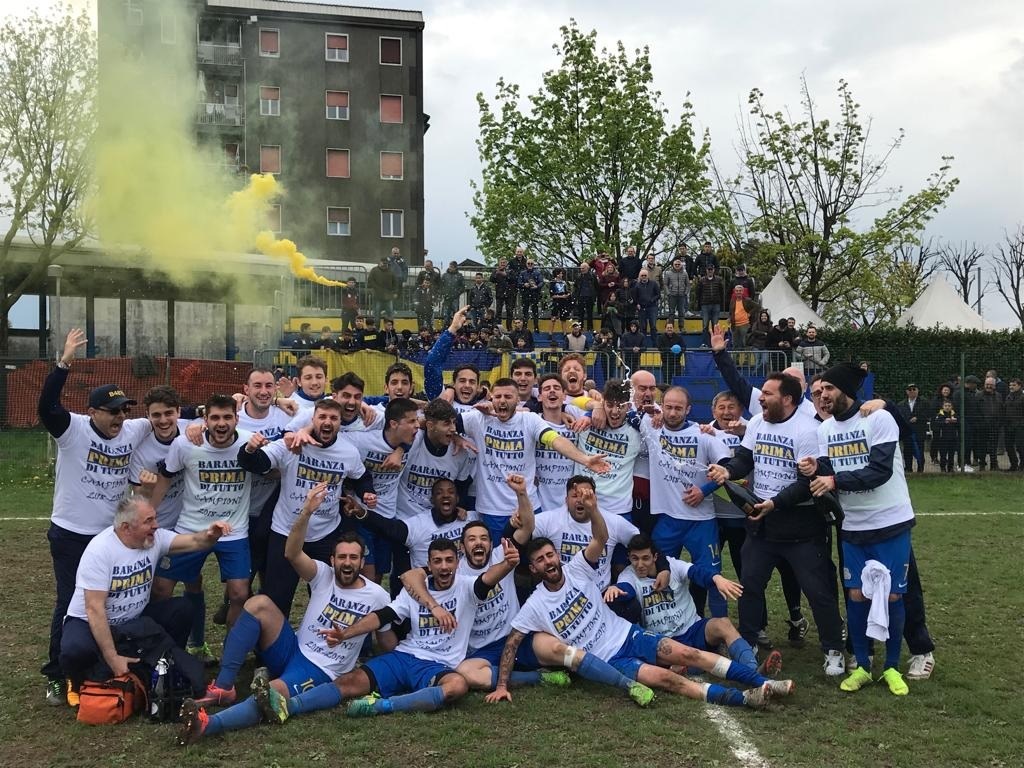 Apoteosi Baranzatese: è in Prima Categoria