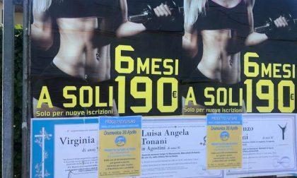 Elezioni Morazzone, manifesti abusivi sui necrologi