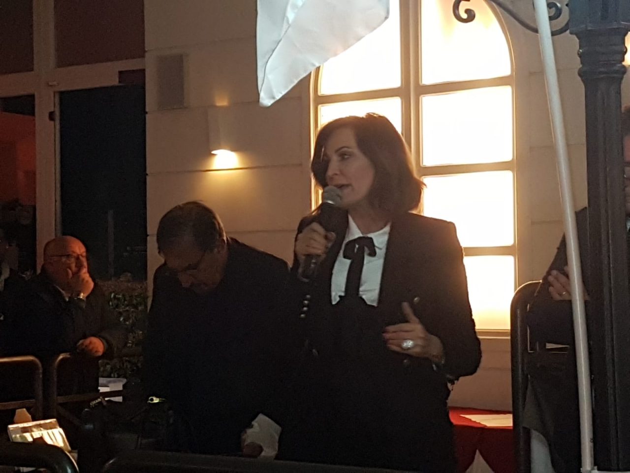 Ignazio la russa e daniela santanchè a tradate per giammetta