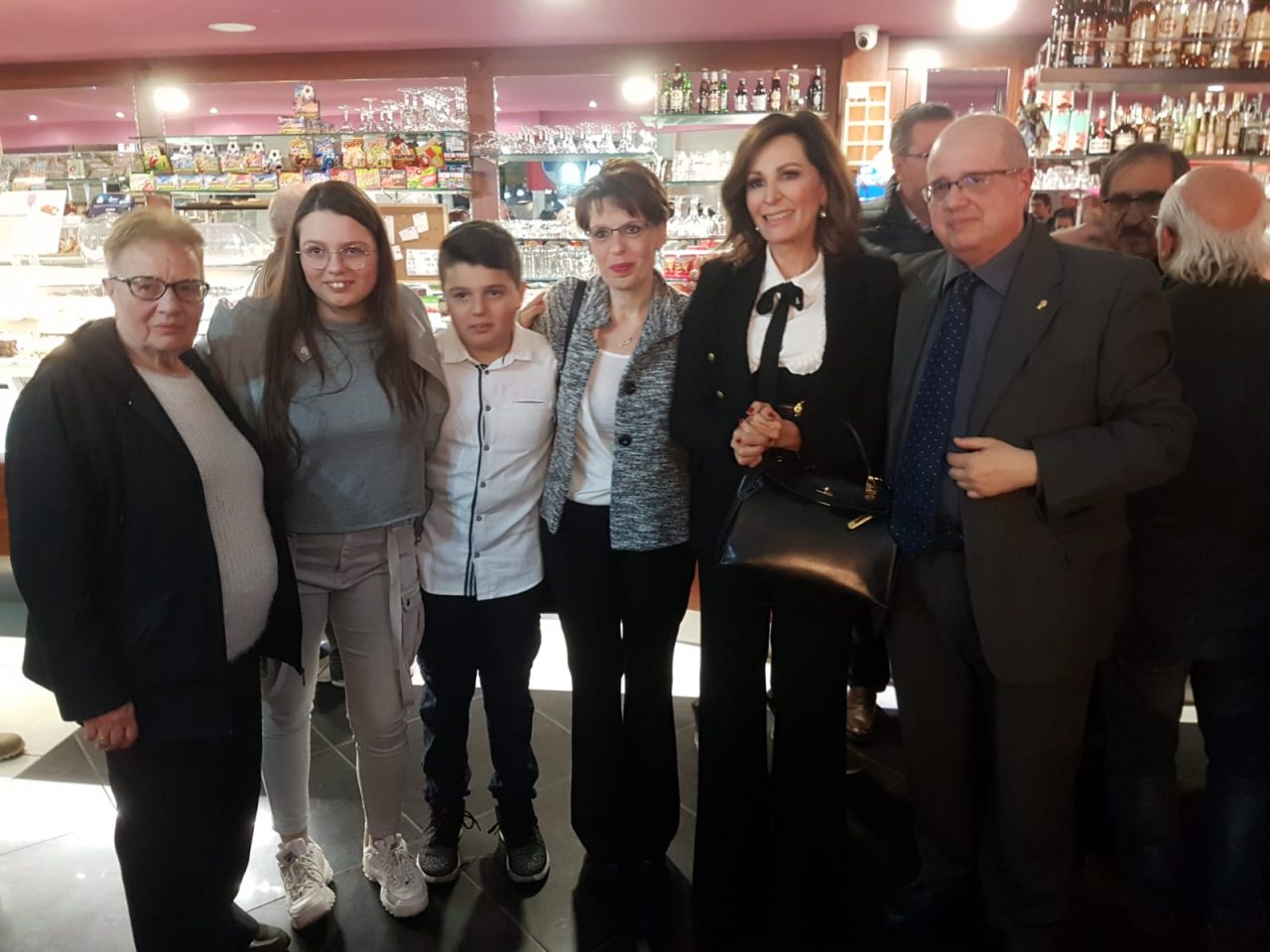 Ignazio la russa e daniela santanchè a tradate per giammetta