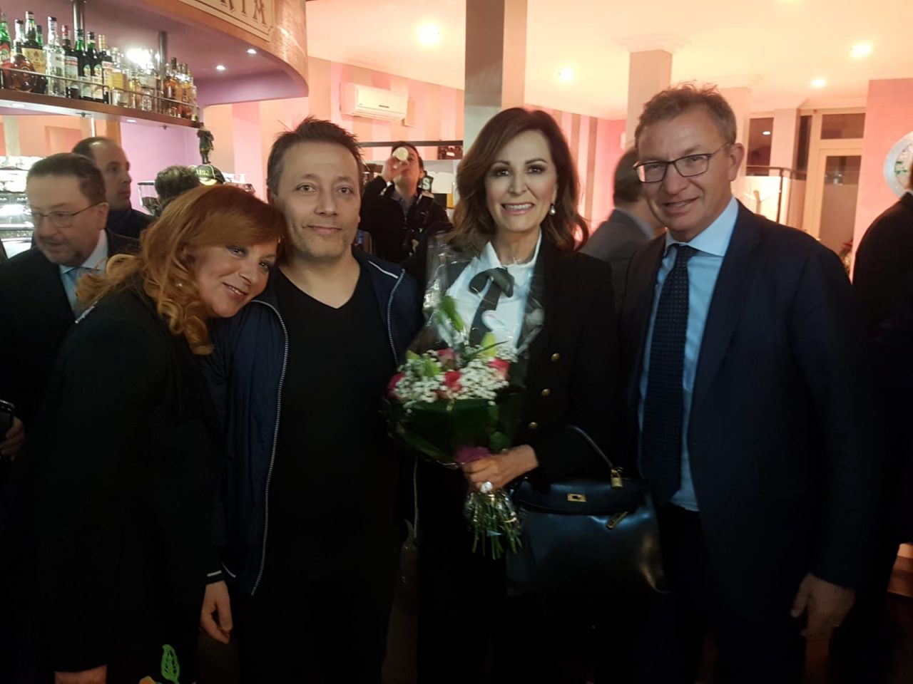 Ignazio la russa e daniela santanchè a tradate per giammetta