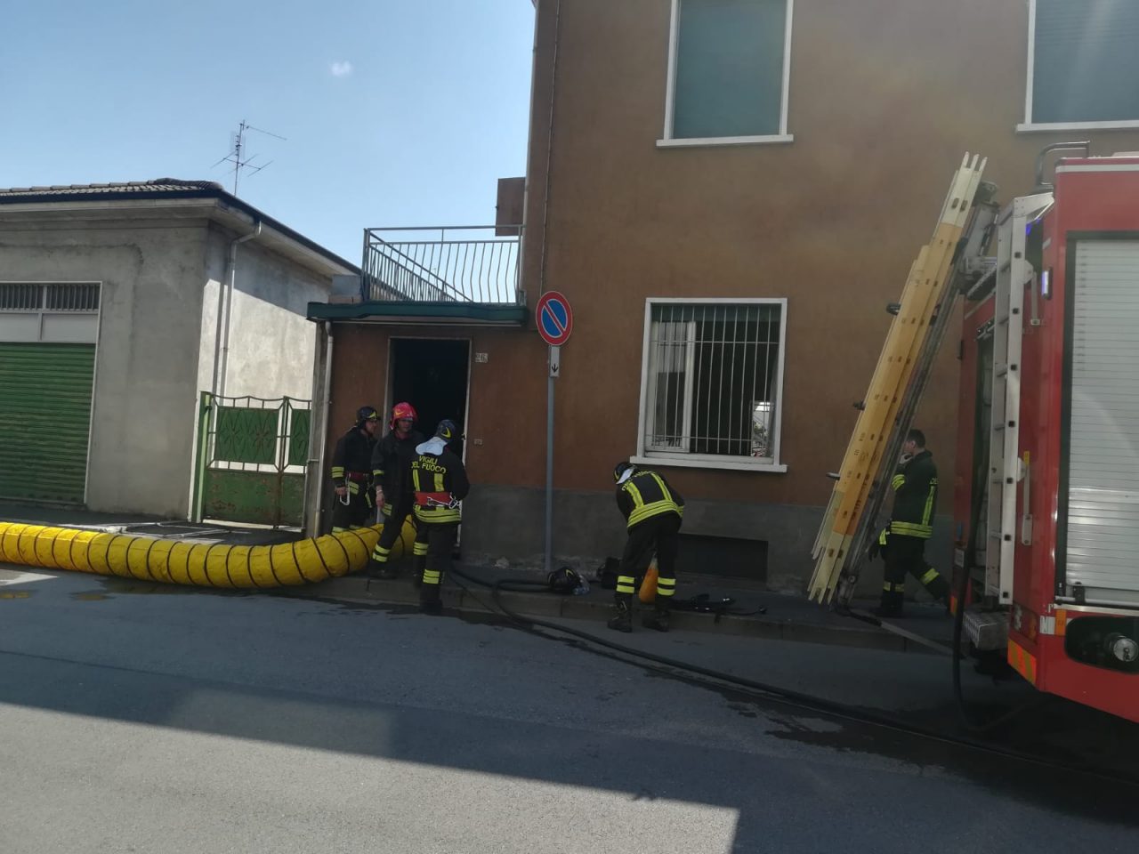 Incendio a Castellanza