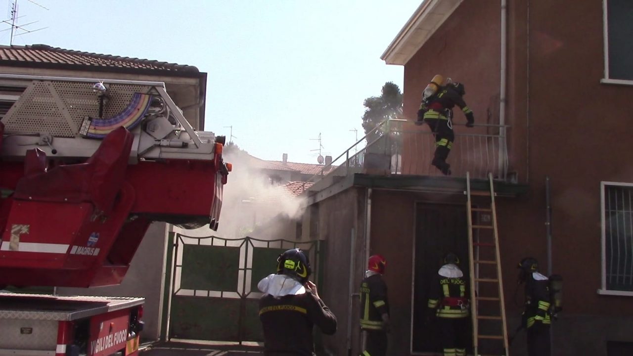 Incendio a Castellanza