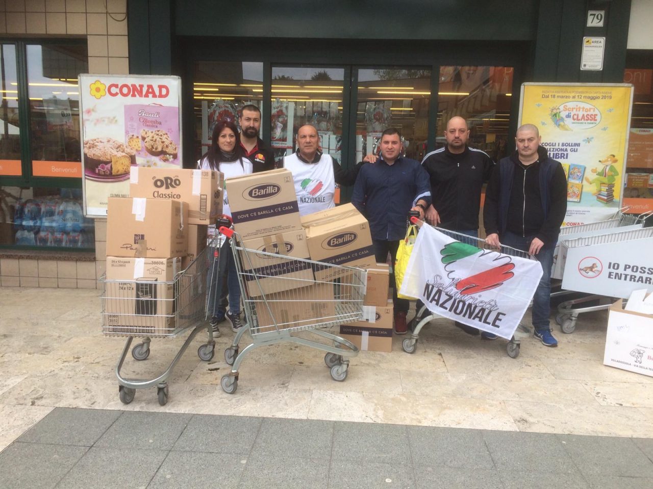 Solidarietà Nazionale Groane al Conad di Caronno