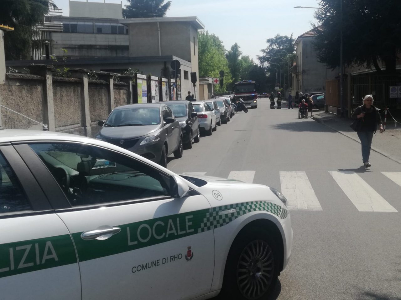 Allarme a Rho per una fuga di gas FOTO